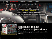 Tablet Screenshot of javorsky.cz